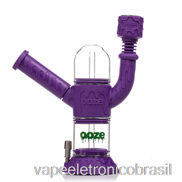 Vape Recarregável Ooze Crânio Silicone Tubo De água Ultra Roxo (roxo)